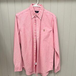 Mens Ralph Lauren Medium Pink button down